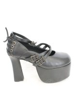 画像7: ATELIER PIERROT / ANTIQUE GOLD FRAME PUMPS（アンティークゴールドフレームパンプス） LL ブラック O-26-10-06-1100-EL-SH-OW-OS (7)