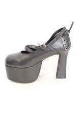 画像8: ATELIER PIERROT / ANTIQUE GOLD FRAME PUMPS（アンティークゴールドフレームパンプス） LL ブラック O-26-10-06-1100-EL-SH-OW-OS (8)