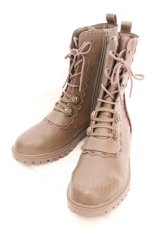 画像1: axes femme / ナポレオンレースアップブーツ L ブラウン O-26-10-06-1101-AX-SH-IG-OS (1)