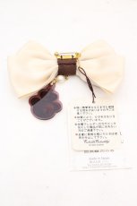 画像2: Enchantlic Enchantilly / チョコプリクマリボンブローチ  ミルクティー O-26-10-06-1029-LO-AC-IG-OS (2)