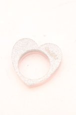 画像2: MILK / ダブルフェイスハートリング 約13号 ピンク×シルバーラメ O-26-10-06-1036-ML-AC-OW-OS (2)