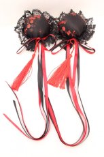 画像1: LOLITAその他 / おだんこクリップ  クロ×アカ O-26-10-06-1040-LO-AC-OW-OS (1)