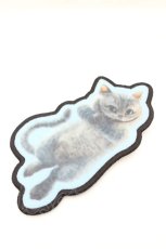 画像1: PINK HOUSE / CHELSEA　アリス　チェシャ猫ブローチ  グレー系 O-26-10-06-1043-LO-AC-OW-OS (1)