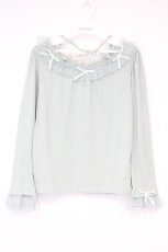 画像1: axes femme / バラストラップフリルインナー F ミント O-26-10-06-064-AX-TO-IG-OS (1)