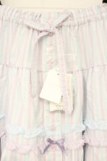 画像2: PINK HOUSE / オリジナルマルチストライプスカート  サックス×ラベンダー O-26-10-06-076-LO-SK-IG-OS (2)