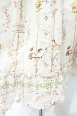 画像4: PINK HOUSE / メリーゴウランドプリントノースリーブワンピース  アイボリー O-26-10-06-084-LO-OP-IG-OS (4)