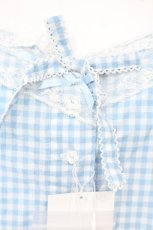 画像2: PINK HOUSE / レース使いキャミソールワンピース  サックス O-26-10-06-085-LO-OP-IG-OS (2)