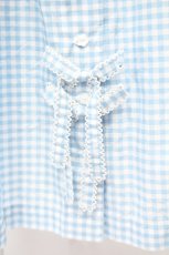 画像3: PINK HOUSE / レース使いキャミソールワンピース  サックス O-26-10-06-085-LO-OP-IG-OS (3)