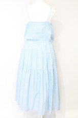 画像5: PINK HOUSE / レース使いキャミソールワンピース  サックス O-26-10-06-085-LO-OP-IG-OS (5)