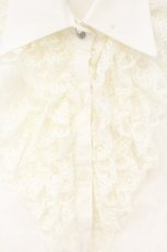 画像2: Jim Crow / フリルシャツ  シロ O-26-10-06-095-LO-BL-IG-OS (2)