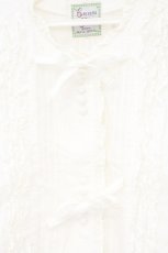 画像2: E AN ELOTD E T CLUB / フリルブラウス  シロ O-26-10-06-106-LO-BL-IG-OS (2)