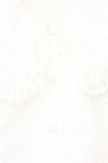 画像2: Rich Girl Bis / コットンレースブラウス  シロ O-26-10-06-107-LO-BL-IG-OS (2)