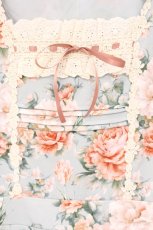 画像2: axes femme / ブルームフラワー柄ワンピース F ミント O-26-10-06-020-AX-OP-IG-OS (2)