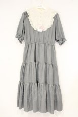 画像1: m petit by misako / TT*AMデシンヨークワンピース L ブルー O-26-10-06-024-LO-OP-IG-OS (1)