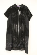 画像1: axes femme / オーガンジーロングブルゾン F クロ O-26-10-06-030-AX-TO-IG-OS (1)
