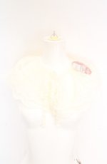 画像1: m petit by misako / AMレース付け襟  オフシロ O-26-10-07-017-LO-ZA-IG-OS (1)
