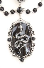 画像1: KILLSTAR / Ophidian Choker 　チョーカー  ブラック O-26-10-07-023-PU-AC-OW-OS (1)