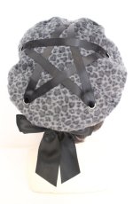 画像3: NIBBLE POISON / ペンタグラムシャギーベレー帽 60cm グレー O-26-10-07-025-LO-AC-OW-OS (3)
