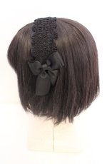 画像3: m petit by misako / TT*AMレースカチューシャ  クロ O-26-10-07-027-LO-AC-IG-OS (3)