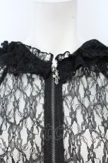 画像2: axes femme / レースフーディケープ  クロ O-26-10-09-048-AX-TO-IG-OS (2)