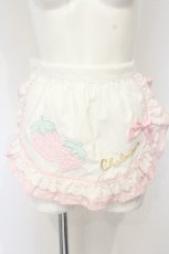 画像1: Chalmiere / いちごドットエプロン  ピンク O-26-10-09-049-AX-SK-IG-OS (1)