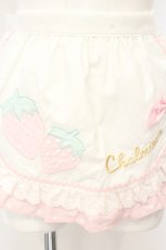 画像2: Chalmiere / いちごドットエプロン  ピンク O-26-10-09-049-AX-SK-IG-OS (2)
