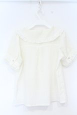 画像3: LIZ LISA / タックレース半袖ブラウス  オフシロ O-26-10-09-006-LO-BL-IG-OS (3)
