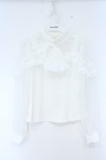 画像1: Rojita / リブボウタイトップス  シロ O-26-10-09-007-LO-TO-IG-OS (1)