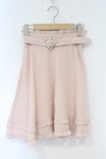 画像1: Honey Cinnamon / ハートバックルスカート  ピンク O-26-10-09-010-LO-SK-IG-OS (1)
