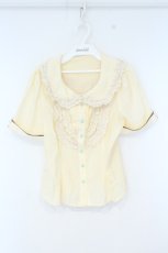 画像1: Hoshibako Works / シャンティクリーム・パティスリー ティースプーンリボンブラウス  クリーム O-26-10-09-002-LO-BL-IG-OS (1)