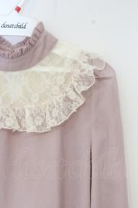 画像2: Honey Cinnamon / レース切替ブラウス  ピンク O-26-10-09-019-LO-BL-IG-OS (2)