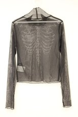 画像3: DARRDY / 肋骨デザイン長袖シアーカットソー F ブラック O-26-10-10-036-PU-TO-OW-OS (3)