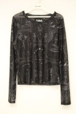 画像1: KILLSTAR / タロット柄シアートップス M ブラック O-26-10-10-041-PU-TO-OW-OS (1)