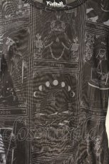 画像2: KILLSTAR / タロット柄シアートップス M ブラック O-26-10-10-041-PU-TO-OW-OS (2)