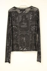 画像3: KILLSTAR / タロット柄シアートップス M ブラック O-26-10-10-041-PU-TO-OW-OS (3)