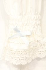 画像5: 中国ロリータ【小能熊】 / Laura Doll ワンピース  シロ×サックス O-26-10-10-046-LO-OP-IG-OS (5)