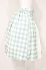 画像3: axes femme kawaii / チャイナ釦切り替えスカート M ミント O-26-10-10-053-AX-SK-OW-OS (3)
