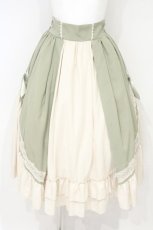 画像1: axes femme kawaii / マリアンヌスカート M グリーン O-26-10-10-057-AX-SK-OW-OS (1)