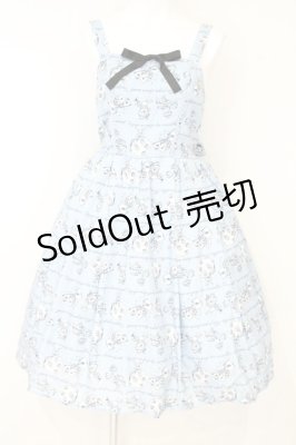 Preview of アリス柄ワンピース M サックス
