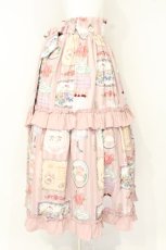 画像3: axes femme kawaii / ティティ×ベアファミリースカート M ピンク O-26-10-10-060-AX-SK-OW-OS (3)