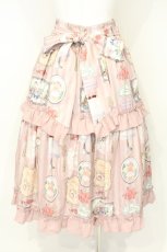 画像4: axes femme kawaii / ティティ×ベアファミリースカート M ピンク O-26-10-10-060-AX-SK-OW-OS (4)