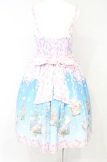 画像5: axes femme kawaii / ブルーミングガーデンジャンパースカート M ピンク O-26-10-10-066-AX-OP-OW-OS (5)