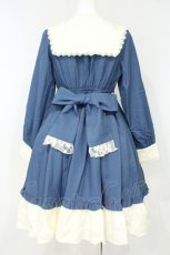 画像5: axes femme kawaii / オリビアワンピース M ブルー O-26-10-10-067-AX-OP-OW-OS (5)
