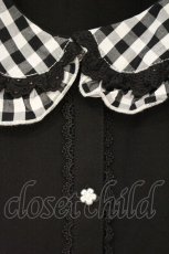 画像2: axes femme kawaii / ピクニックブラウス M クロ O-26-10-10-074-AX-BL-OW-OS (2)
