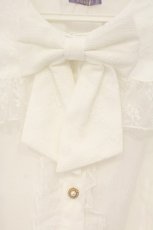 画像2: axes femme kawaii / ブルーミングレースブラウス M シロ O-26-10-10-079-AX-BL-OW-OS (2)