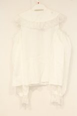 画像4: axes femme kawaii / ブルーミングレースブラウス M シロ O-26-10-10-079-AX-BL-OW-OS (4)