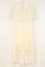 画像1: axes femme / ドロストレースケープワンピース M オフシロ O-26-10-10-021-AX-OP-IG-OS (1)