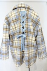 画像3: axes femme POETIQUE / ボアビッグシルエットコート M サックス O-26-10-11-011-AX-CO-OW-OS (3)