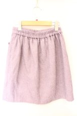 画像3: axes femme kawaii / 刺繍ポケットスカート M ラベンダー O-26-10-11-013-AX-SK-OW-OS (3)