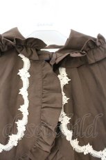 画像2: axes femme kawaii / 童話の小公女ケープ M ブラウン O-26-10-11-015-AX-JA-OW-OS (2)